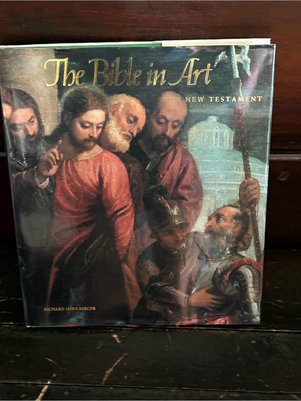 The Bible in Art: New Testament - Home Art Book (Red, Black)
